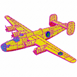 Airplanes Embroidery Design 10